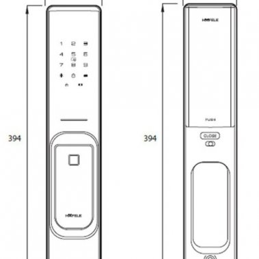Khóa điện tử PP8100 Hafele 912.20.260