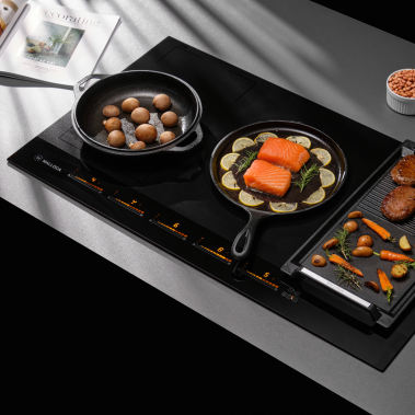 Bếp kính âm 5 từ Malloca Skylux MH-885