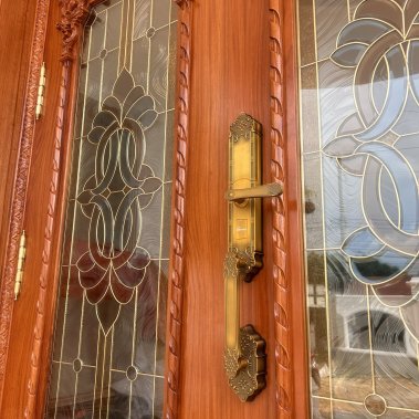 Khóa thông minh đại sảnh - biệt thự Demax SL819 GB - APP WIFI