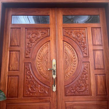 Khóa thông minh đại sảnh - biệt thự Demax SL819 GOLD - APP WIFI