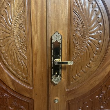 Khóa thông minh đại sảnh - biệt thự Demax SL819 GOLD - APP WIFI