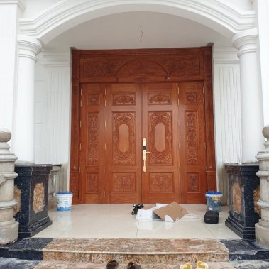 Khóa thông minh đại sảnh - biệt thự Demax SL819 GOLD - APP WIFI