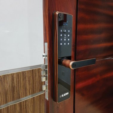 Khóa vân tay Kaimi BTM101 - Màu viền đồng