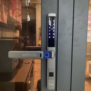 Khóa thông minh cửa nhôm sắt chống nước DEMAX SL501 AG