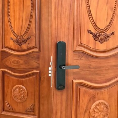 Khóa điện tử Bosch ID 60 EU AMBER GOLD/ GRAY (Màu vàng đồng/ Màu xám) - App Wifi