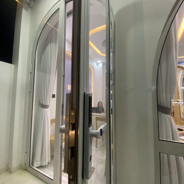 Khóa thông minh cửa nhôm sắt chống nước DEMAX SL501 PW