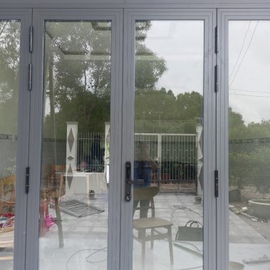 Khóa thông minh cửa nhôm sắt chống nước DEMAX EL606 BL APP WIFI