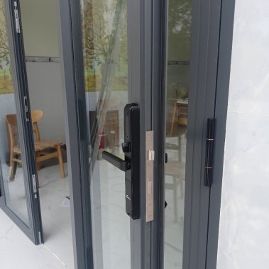 Khóa thông minh cửa nhôm sắt chống nước DEMAX EL506 BL