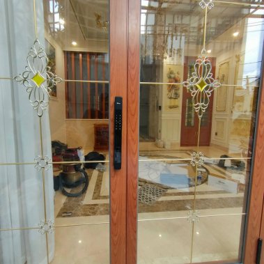 Khóa thông minh tự động cửa nhôm sắt chống nước DEMAX SL801 BL APP WIFI