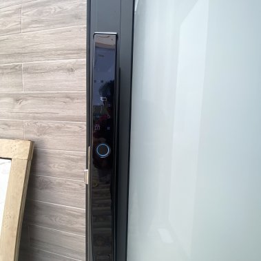 Khóa thông minh tự động cửa nhôm sắt chống nước DEMAX SL802 BL 