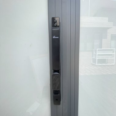 Khóa thông minh tự động cửa nhôm sắt chống nước DEMAX SL802 BL 