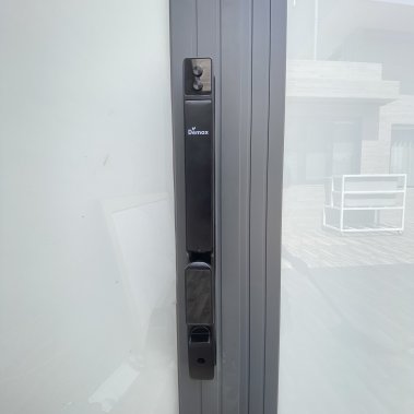 Khóa thông minh tự động cửa nhôm sắt chống nước DEMAX SL802 BL 