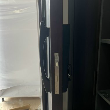 Khóa thông minh tự động cửa nhôm sắt chống nước DEMAX SL802 BL 