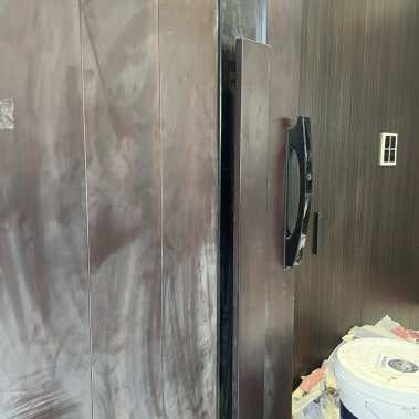 Khóa thông minh tự động cửa nhôm sắt chống nước DEMAX SL802 BL 