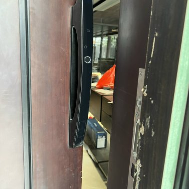 Khóa thông minh tự động cửa nhôm sắt chống nước DEMAX SL802 BL 