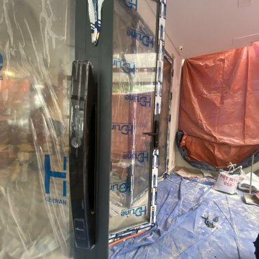 Khóa thông minh tự động cửa nhôm sắt chống nước DEMAX SL802 BL APP/ REMOTE