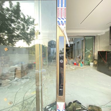 Khóa thông minh tự động cửa nhôm sắt chống nước DEMAX SL802 CG 