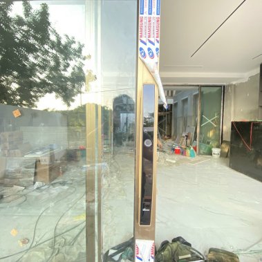 Khóa thông minh tự động cửa nhôm sắt chống nước DEMAX SL802 CG 