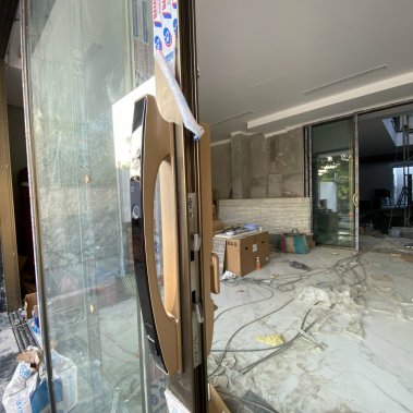 Khóa thông minh tự động cửa nhôm sắt chống nước DEMAX SL802 CG APP/ REMOTE