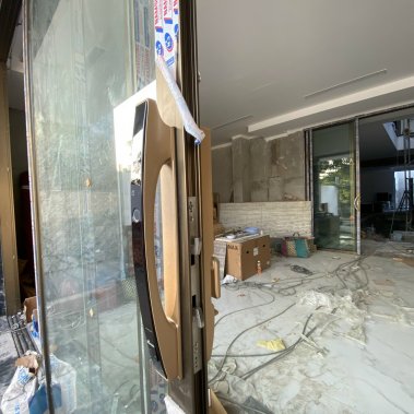 Khóa thông minh tự động cửa nhôm sắt chống nước DEMAX SL802 CG 