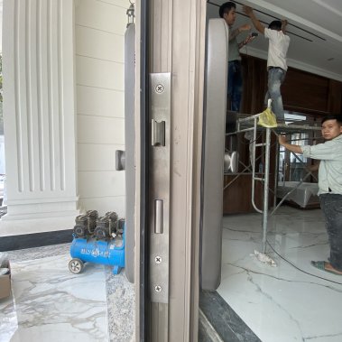 Khóa thông minh cửa nhôm sắt chống nước DEMAX EL506 AG