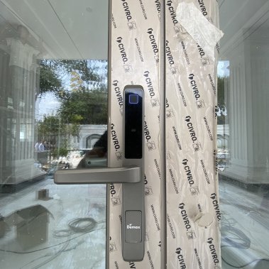 Khóa thông minh cửa nhôm sắt chống nước DEMAX EL606 AG APP WIFI