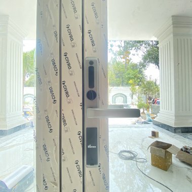 Khóa thông minh cửa nhôm sắt chống nước DEMAX EL606 AG APP WIFI