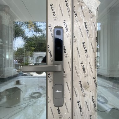Khóa thông minh cửa nhôm sắt chống nước DEMAX EL606 AG APP WIFI