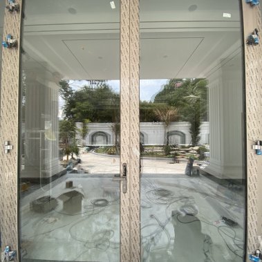 Khóa thông minh cửa nhôm sắt chống nước DEMAX EL606 AG APP WIFI