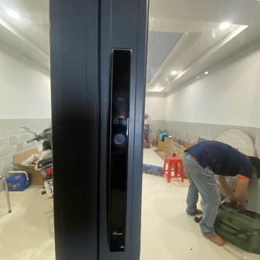 Khóa thông minh tự động cửa nhôm sắt chống nước DEMAX SL802 AG APP/ REMOTE