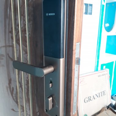 Khóa điện tử Bosch ID 60 EU AMBER GOLD/ GRAY (Màu vàng đồng/ Màu xám) - App Wifi