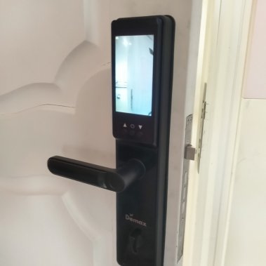 Khóa vân tay thông minh DEMAX EL-C66 BL APP - Camera màn hình chuông