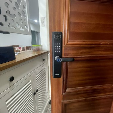 Khóa vân tay thông minh DEMAX EL-C66 BL APP - Camera màn hình chuông