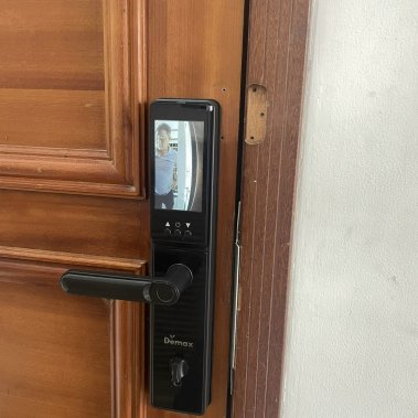 Khóa vân tay thông minh DEMAX EL-C66 BL APP - Camera màn hình chuông