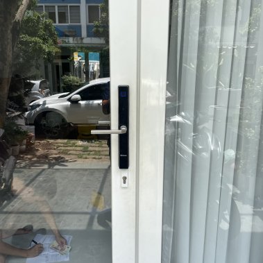 Khóa thông minh cửa nhôm sắt chống nước DEMAX EL-C102 SB