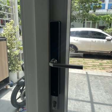 Khóa thông minh cửa nhôm sắt chống nước DEMAX EL-C102 SB