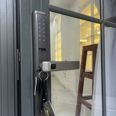 Khóa thông minh cửa nhôm sắt chống nước DEMAX EL688 GS LUX APP WIFI