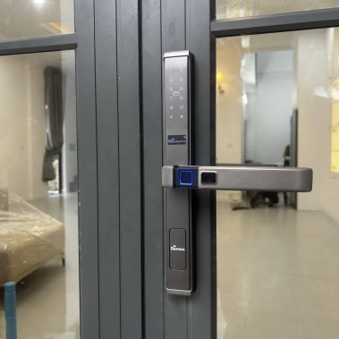 Khóa thông minh cửa nhôm sắt chống nước DEMAX EL588 GS LUX