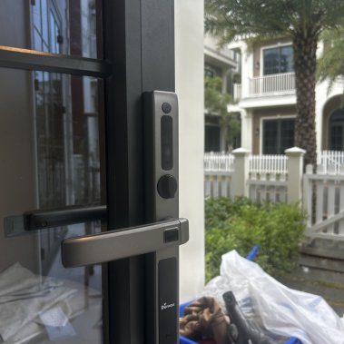 Khóa thông minh cửa nhôm sắt chống nước DEMAX EL688 GS LUX APP WIFI