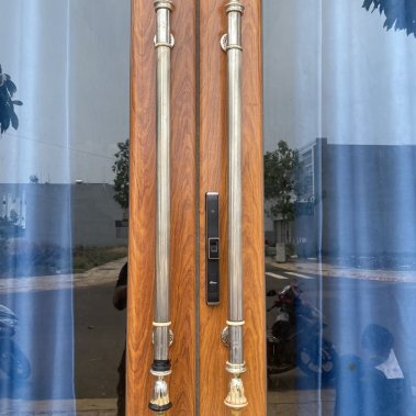 Khóa thông minh cửa nhôm sắt chống nước - tay nắm DEMAX EL588 SD