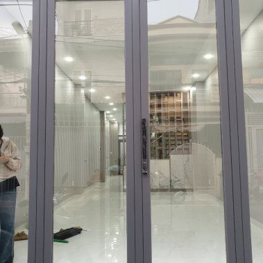 Khóa thông minh nhận diện khuôn mặt Face ID cửa nhôm sắt - chống nước DEMAX SL906 BL APP + REMOTE