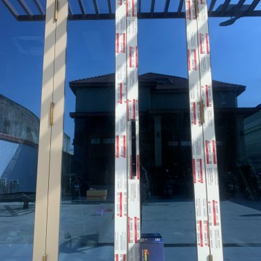 Khóa thông minh nhận diện khuôn mặt Face ID cho cửa nhôm sắt DEMAX EL908 BL CNC - chống nước