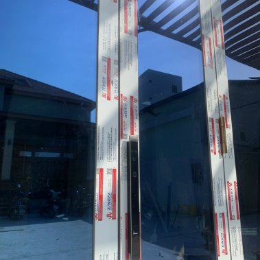 Khóa thông minh nhận diện khuôn mặt Face ID cho cửa nhôm sắt DEMAX EL908 BL CNC - chống nước