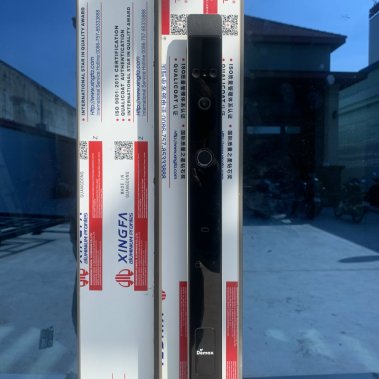 Khóa thông minh nhận diện khuôn mặt Face ID cho cửa nhôm sắt DEMAX EL908 BL CNC - chống nước