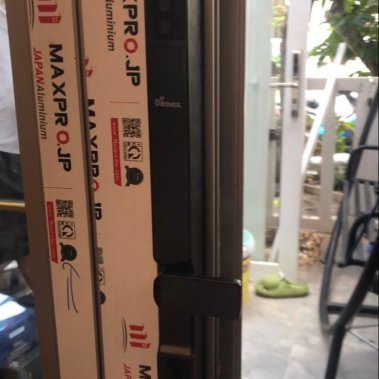 Khóa thông minh nhận diện khuôn mặt Face ID cho cửa nhôm sắt DEMAX EL902 BL APP WIFI - chống nước