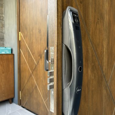 Khóa thông minh nhận diện khuôn mặt Face ID - camera màn hình chuông DEMAX SL918 GS APP 