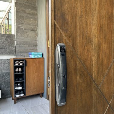 Khóa thông minh nhận diện khuôn mặt Face ID - camera màn hình chuông DEMAX SL918 GS APP 