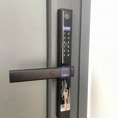 Khóa Thông Minh Cửa Nhôm Demax EL689 BN - Camera Giám Sát, Chống Nước