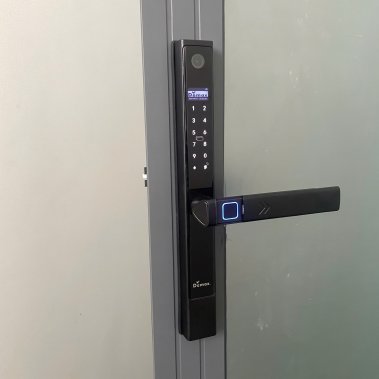 Khóa Thông Minh Cửa Nhôm Demax EL689 BN - Camera Giám Sát, Chống Nước