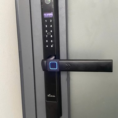 Khóa Thông Minh Cửa Nhôm Demax EL689 BN - Camera Giám Sát, Chống Nước